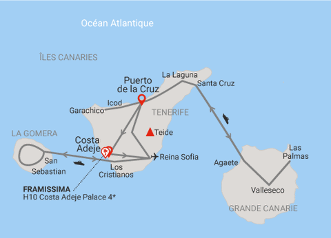 Combiné circuit et hôtel Tour Canario et extension séjour 3 nuits Framissima Premium H10 Costa Adeje Palace 4* - 38