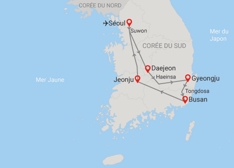 Circuit Au pays du matin calme, mystérieuse Corée 3* - 17