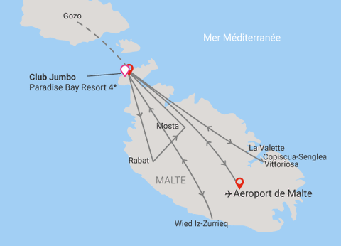 Circuit Beautés maltaises 4* - 32