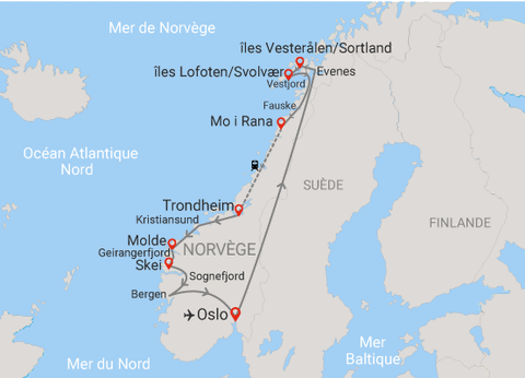 Circuit Des îles Lofoten aux grands fjords de Norvège 3* - 14