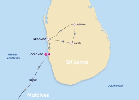 Circuit Trésors de Ceylan et plage des Maldives 4* - 2