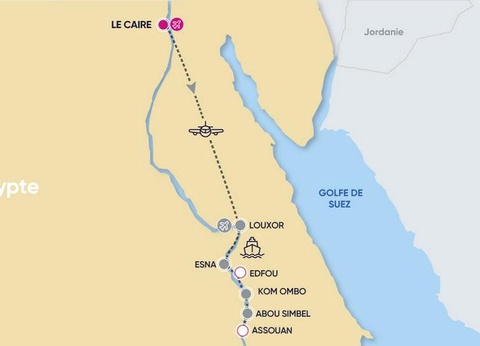 Circuit Croisière Horus Combiné Le Caire 5* - 2