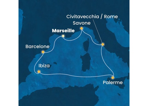 Croisière Méditerranée à bord du Costa Smeralda - 8