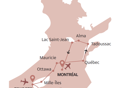2026 - Circuit Canada Est - Sentiers, Lacs et Forêts - 26 personnes maximum - 6