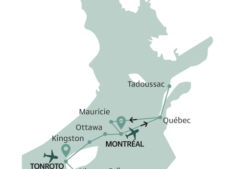 2025 - Circuit Canada Est - Nature et Culture - Vols flexi - 52 personnes maximum - 6