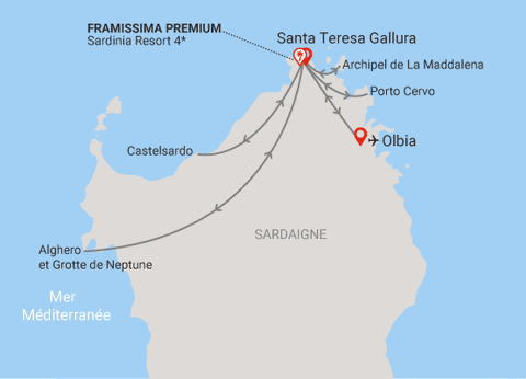 Circuit Sardaigne du Nord, logement au Framissima Premium Sardinia Resort 4* - 28
