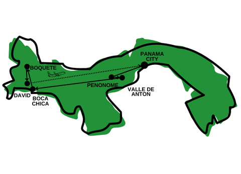 Circuit Panama, Couleur Café - 2