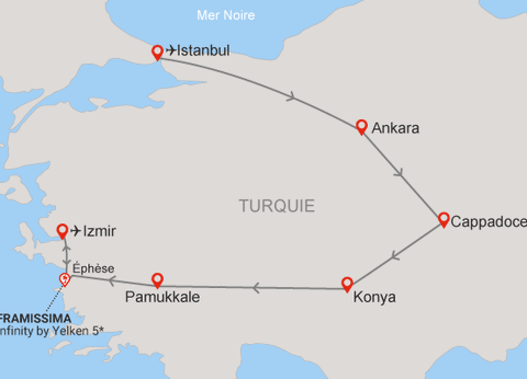 Combiné circuit et hôtel La Turquie Légendaire 4* + extension Framissima Infinity by Yelken - 23