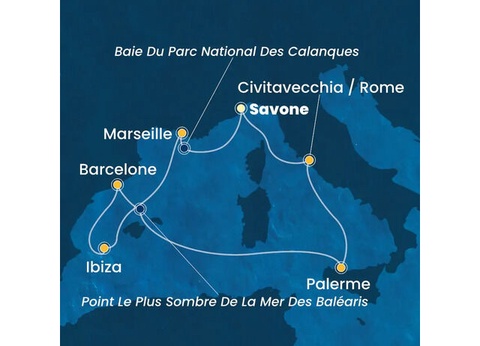 Croisière Méditerranée à bord du Costa Smeralda - 8