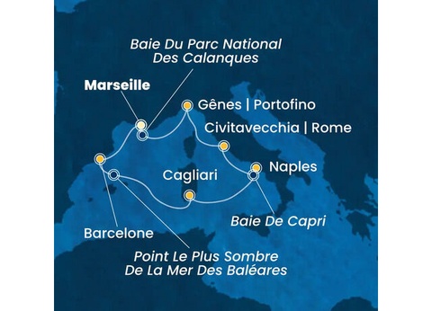 Croisière Méditerranée à bord du Costa Toscana - 8