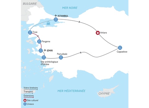 Circuit Merveilles turques : Istanbul, Cappadoce et route Égéenne et extension de la mer Égée à la Corne dOr - 11