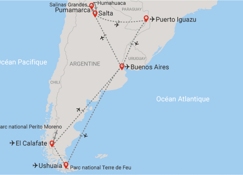 Circuit L'Argentine des grands espaces + pré-tour Ushuaia et El Calafate (maximum 16 participants) - 2