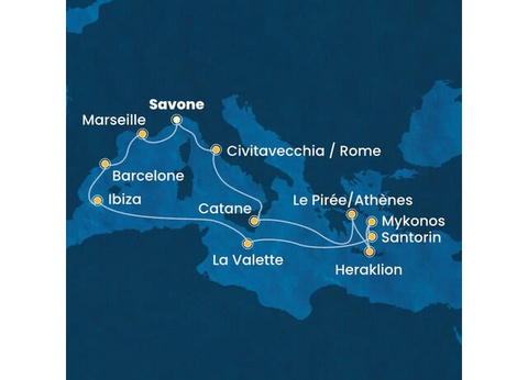 Croisière Méditerranée à bord du Costa Fascinosa - 12