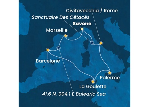 Croisière Méditerranée à bord du Costa Pacifica - 8