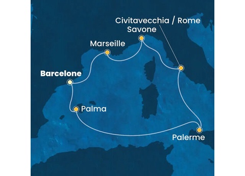 Croisière Méditerranée à bord du Costa Smeralda - 7