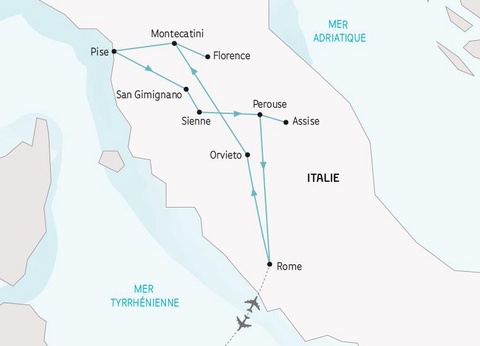 Circuit Rome et la Toscane 3* - 4