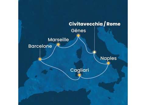 Croisière Méditerranée à bord du Costa Toscana - 7