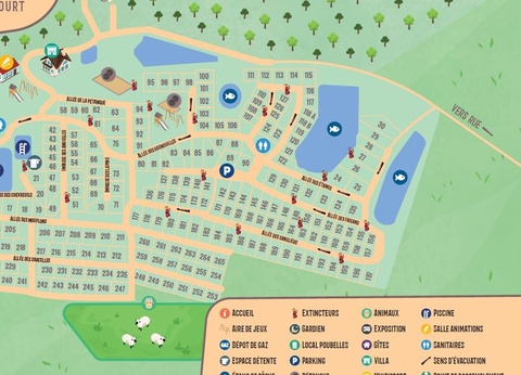 Camping La Garenne de Moncourt, 4* - 22