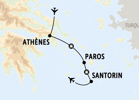 Combiné Athènes et les Cyclades, Paros et Santorin 3* - 2