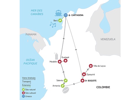 Circuit - Le diamant vert & Extension Cartagena - 22