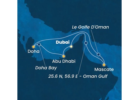 Croisière Emirats Arabes Unis, Oman à bord du Costa Smeralda - 4