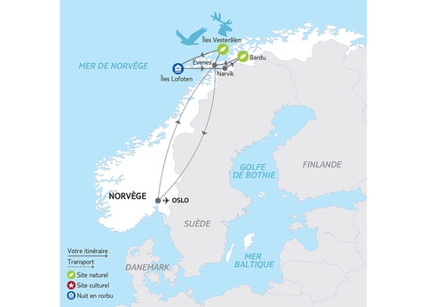 Circuit Aurores boréales, troll et fjord - 11