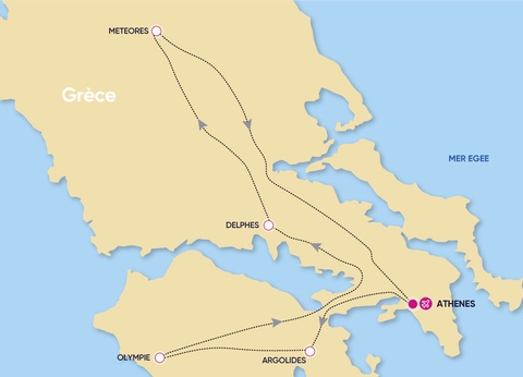 Circuit Grèce classique & Météores 3* ou 4* - 2