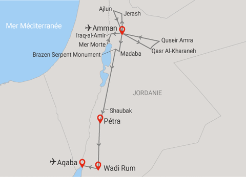 Circuit De Pétra à Aqaba, joyaux du Moyen-Orient **** - 13