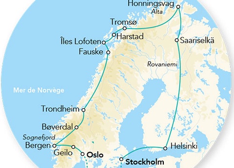 Circuit Merveilles de la Scandinavie 14J/13N - 2026 - 2