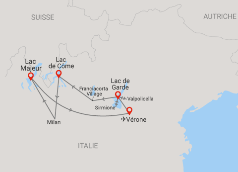 Autotour Balade sur les routes des lacs italiens, arrivée Vérone **** - 12