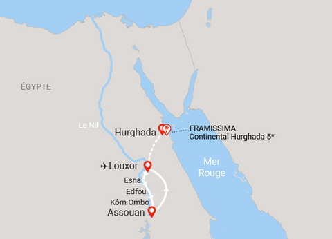 Croisière Framissima Gloire des pharaons et Hôtel Framissima Continental Hurghada 5* - 36