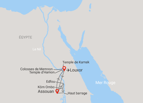 Combiné hôtels Louxor et Assouan à votre rythme 4* - 2