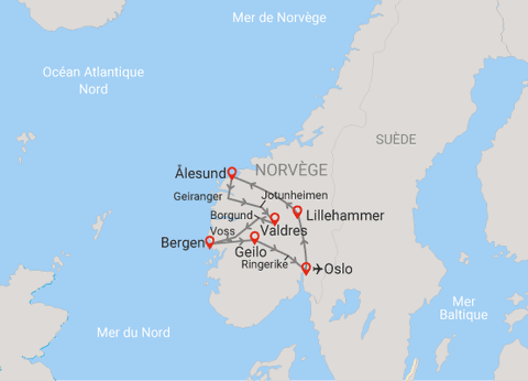 Circuit La vie est un long fjord tranquille 3* - 16