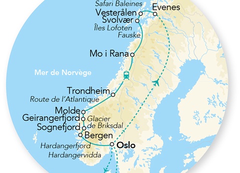 Circuit Merveilles des Lofoten & Fjords 11J/10N - 2026 - 2
