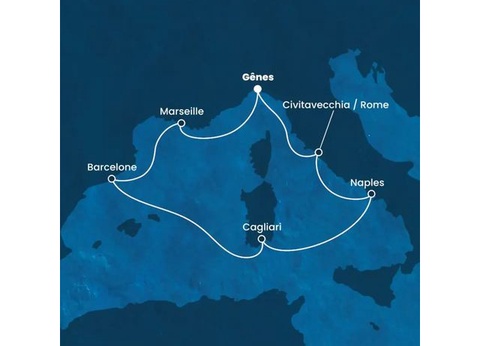 Croisière Méditerranée à bord du Costa Smeralda - 7