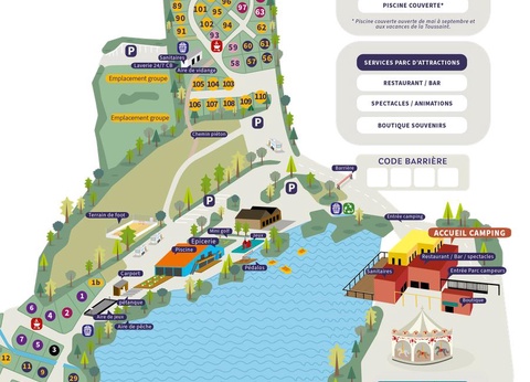 Camping de La Récré, 4* - 41