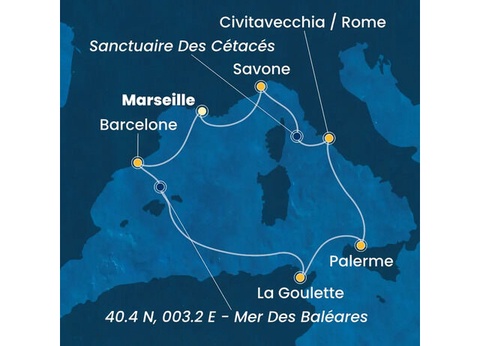 Croisière Méditerranée à bord du Costa Smeralda - 8