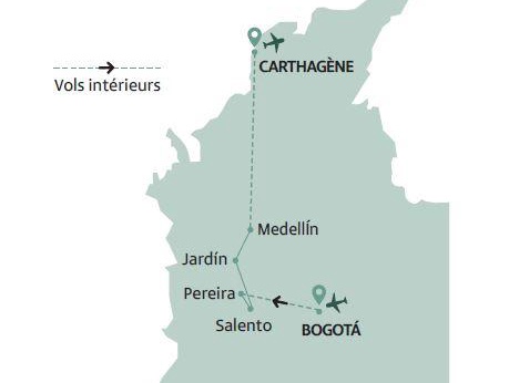 2026 - Circuit Colombie : Tierra Colombiana - Vols flexi - 18 personnes maximum - 6