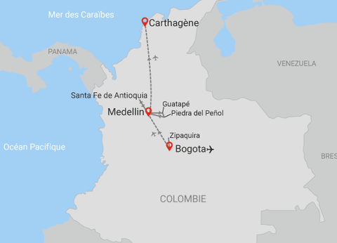 Circuit Couleurs Colombiennes (maximum 16 participants) *** - 21