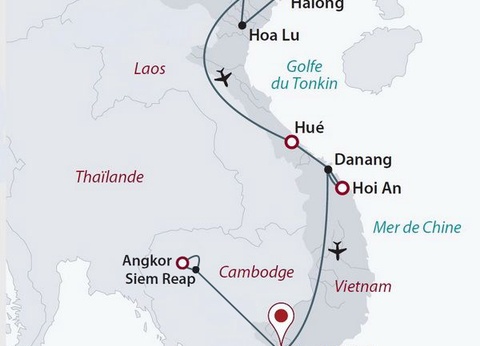 Circuit Privé Rêve indochinois + Angkor Passionnément (cat. confort) - Vietnam, Cambodge - 3