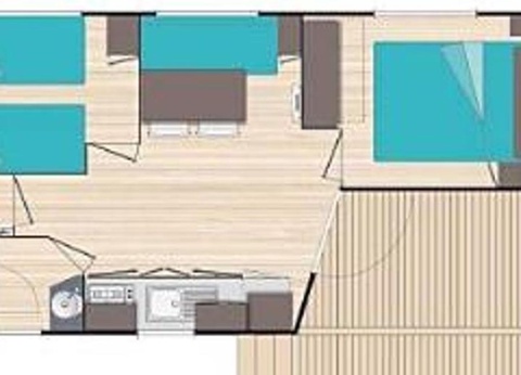 Flower Camping le Kergariou, 3* - 157