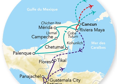 Splendeurs du Yucatan & Extension Riviera Maya Hôtel 4* 11J/09N - 2025 - 11