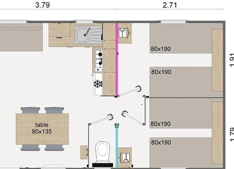 Camping Atlantic Club Montalivet, 5* - 270
