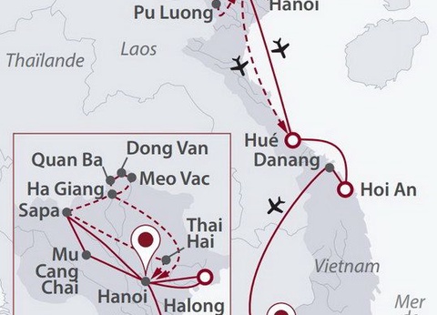 CIRCUIT AVENTURE VIETNAMIENNE ET RENDEZ VOUS EN VILLAGE TAY - 12