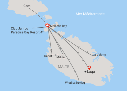 Circuit Beautés maltaises 4* - 31