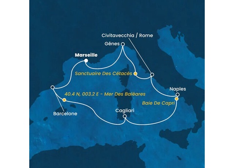 Croisière Méditerranée à bord du Costa Smeralda - 9