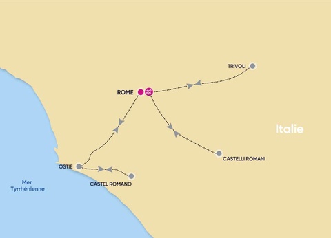 Autotour Rome et la région de Lazio 4* 5N - 2
