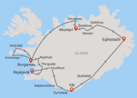 Circuit Nature et secrets d'Islande 3* - 2