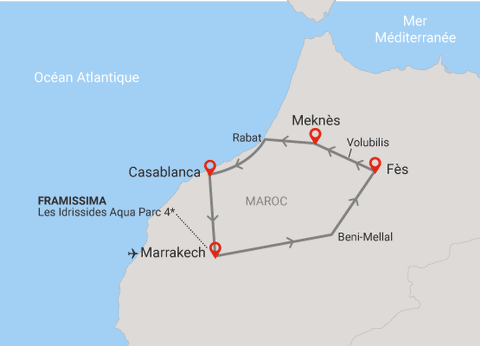Combiné circuit et hôtel Les Villes Impériales et extension Framissima Les Idrissides 4* - 13