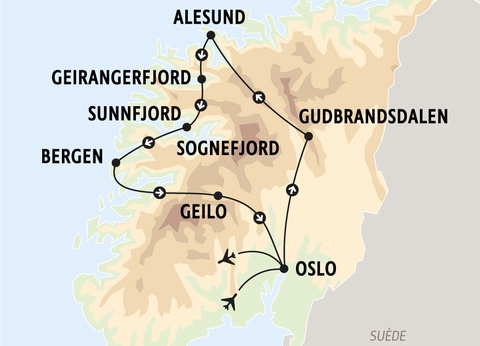 Autotour La Norvège des fjords - 8 jours / 7 nuits - 2